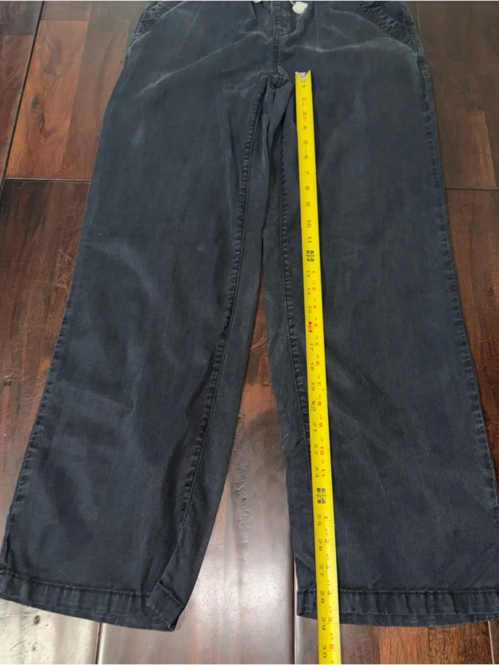 Roxy Wide Leg Pull On Pant Women’s Size Small Black Drawstring